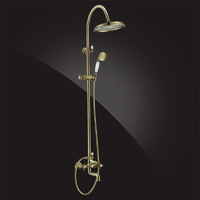 Душевая система Elghansa PRAKTIC Shower Set 2302660-2F-Bronze с верхним душем, бронза
