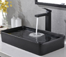 Керамическая раковина для ванной Ceramalux 9396-1МВ черный