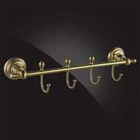 Крючки для ванной Elghansa PRAKTIC Bronze Accessories PRK-640-Bronze с 4 крючками, бронза