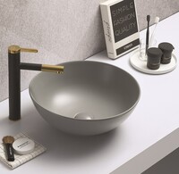 Керамическая раковина для ванной Ceramalux 104MH-5 Светло-серый