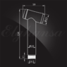 Гигиенический душ Elghansa SHOWER SPRAY BM-04C (Set-120) для биде с держателем и шлангом, хром