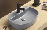 Керамическая раковина для ванной Ceramalux 78239XMHL-4 голубой