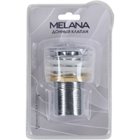 Донный клапан без перелива Melana MLN-330302CH хром