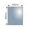 Зеркало с LED-подсветкой Melana MLN-LED063