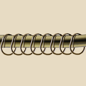 Набор колец для шторы (12 шт.) Monterno HK-12-Bronze