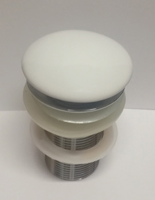 Донный клапан Ceramalux RD002 без перелива,белый