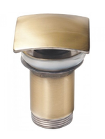 Донный клапан Ceramalux RD009 бронза с переливом