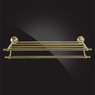Полка для полотенец Elghansa PRAKTIC GOLD PRK-205-Gold 56 см, с держателем, золото